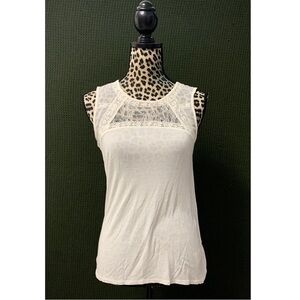 H&M White Lace Blouse